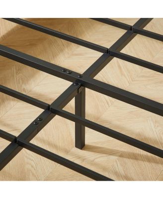 Wooden corrugated curved lines, No Box Spring Needed