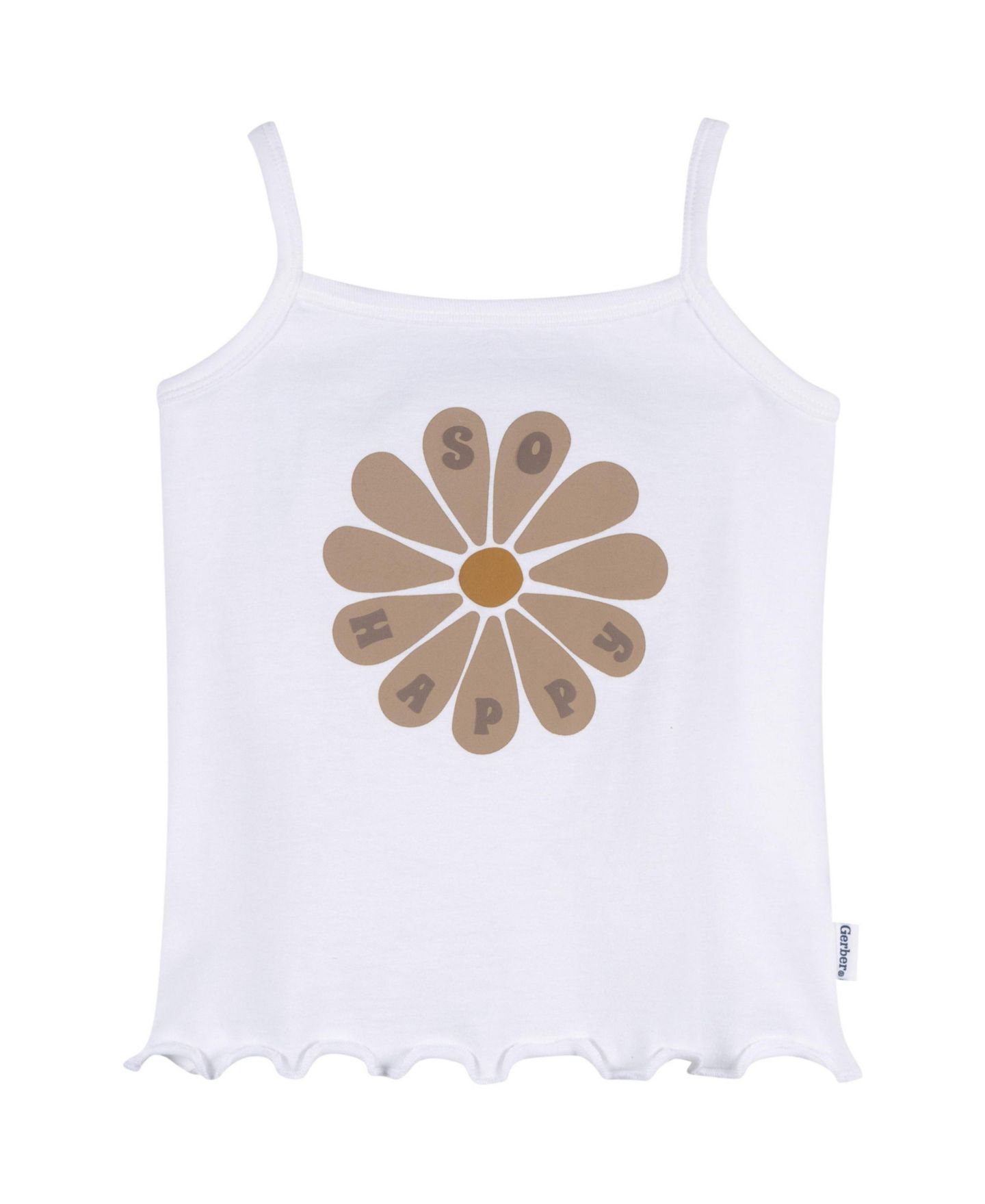 Комплект Gerber 3-Piece T-Shirts and Shorts для девочек-малышей, цвет: Daisy Sunshine — фото 2