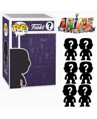 Set of 6 Surprise Mystery Anime Pop! Randomly Selected