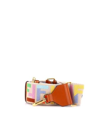 Strap You Shoulder Strap Multicolor Zucca Canvas with Leather