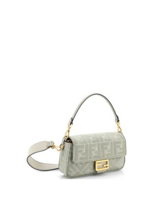 Medium Baguette NM Bag Zucca Embroidered Canvas