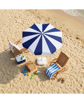 10 ft. Pagoda Patio Umbrella with Crank Lift and Tilt Adjustable