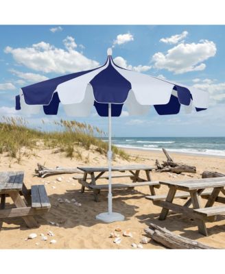 10 ft. Pagoda Patio Umbrella with Crank Lift and Tilt Adjustable