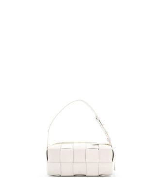 Small Brick Cassette Shoulder Bag Maxi Intrecciato Leather