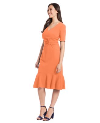 Petite Twisted Sheath Dress