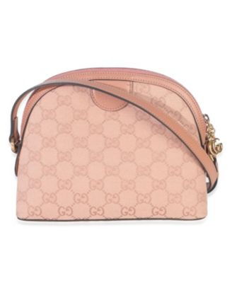 Pink GG Canvas Small Dome Ophidia Crossbody Bag