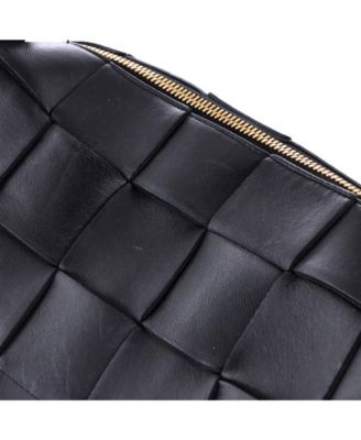 Brick Cassette Shoulder Bag Maxi Intrecciato Leather