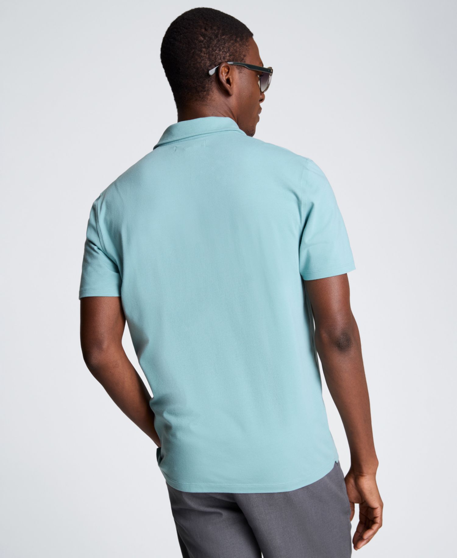 Men's Short-Sleeve Slim-Fit Polo Shirt