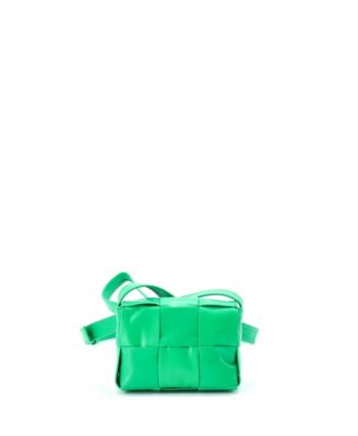 Candy Cassette Crossbody Bag Maxi Intrecciato Leather