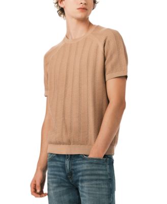 Men's Wipped Short-Sleeve Sweater