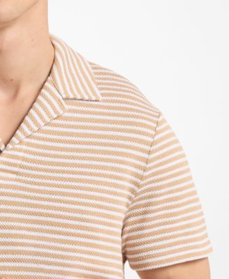 Men's Regular-Fit Striped Polo Shirt