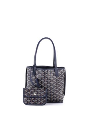 Mini Anjou Reversible Tote Coated Canvas