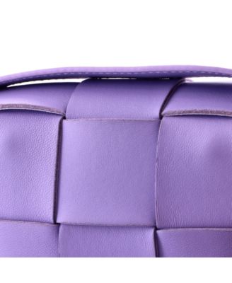 Candy Cassette Crossbody Bag Maxi Intrecciato Leather