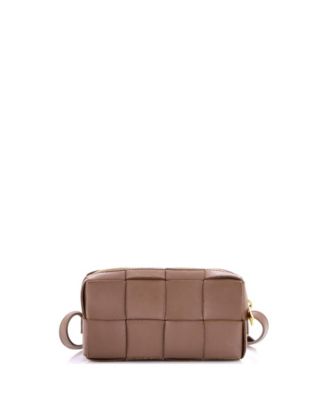 Mini Cassette Zip Phone Crossbody Bag Maxi Intrecciato Leather