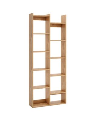 11-Tier Modern Book Organizer Bookcase with Anti-Tipping