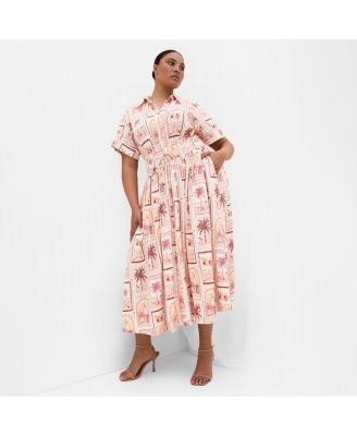 Women's Plus Size Lana Soiree Print Dress