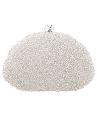 Hera Beaded Shell Shaped Small Clutch Handbag