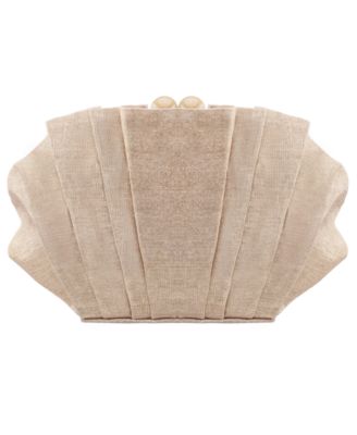 Reef Shell Minaudiere Small Clutch Handbag