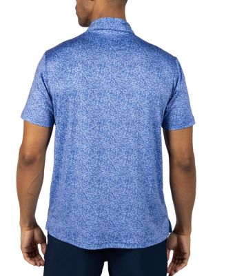 Men's Abstract Maze Printed Performance Polo
