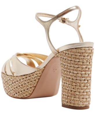 Women's Keefa Raffia Round Toe Sandals