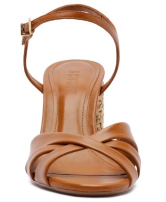 Women's Keefa Raffia High Block Heel Sandals