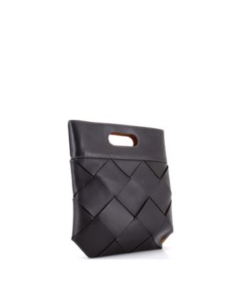 Small Slip Tote Maxi Intrecciato Leather