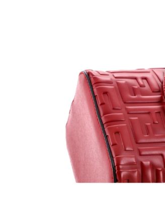 Mini Mon Tresor Bucket Bag Zucca Embossed Leather