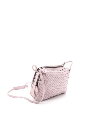 Small Double ZIp Nodini Crossbody Bag Intrecciato Nappa