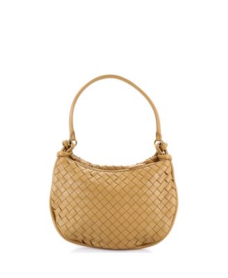 Medium Gemelli Shoulder Bag Intrecciato Leather