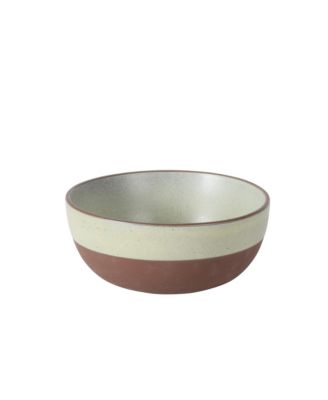 William Crest 4 Piece Nesting Serving Stoneware Reactive Bowl Set, 5”, 6.25”, 7.5”, 9”, Prep & Serving Bowls