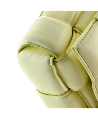 Cassette Crossbody Bag Padded Maxi Intrecciato Leather