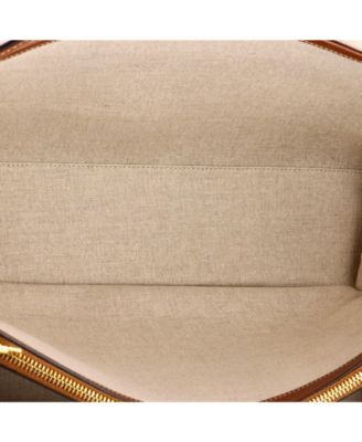 Medium Cabas 16 Bag Canvas with Leather