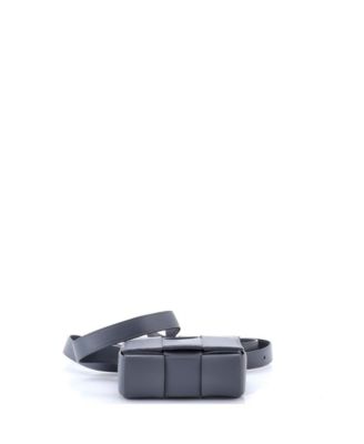 Candy Cassette Crossbody Bag Maxi Intrecciato Leather