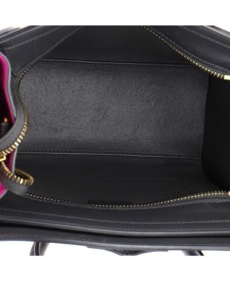 Nano Tricolor Luggage Bag Leather