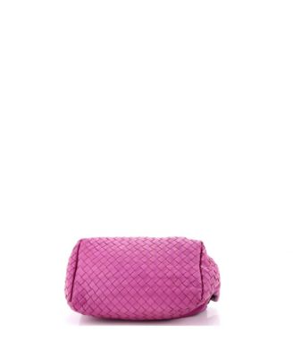 Mini Accordion Flap Chain Shoulder Bag Intrecciato Nappa