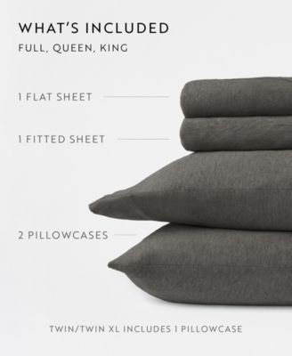 Jersey Cotton 4-P.c. Sheet Set, Full