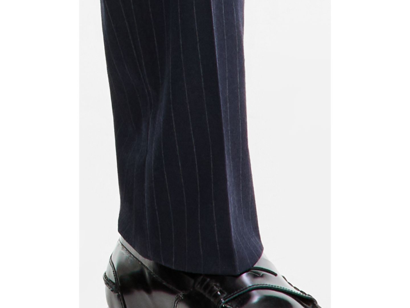 Мужские брюки Bar III Slim-Fit Navy Pinstripe Suit Separates, цвет: Тёмно-синий — фото 6