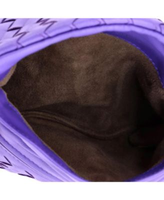 Small Expandable Chain Crossbody Bag Intrecciato Nappa