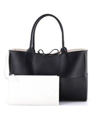 Medium Arco Tote Maxi Intrecciato Leather