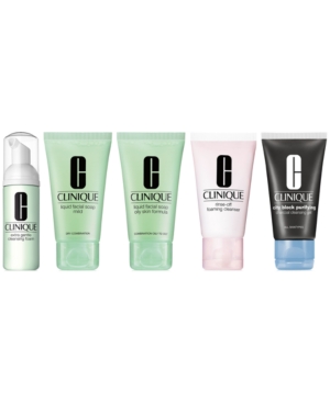 Choose your Free cleanser with any Clinique purchase