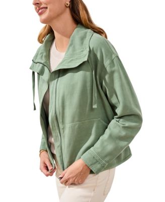 Women' Long-Sleeve Jacket with Drawcord Collar