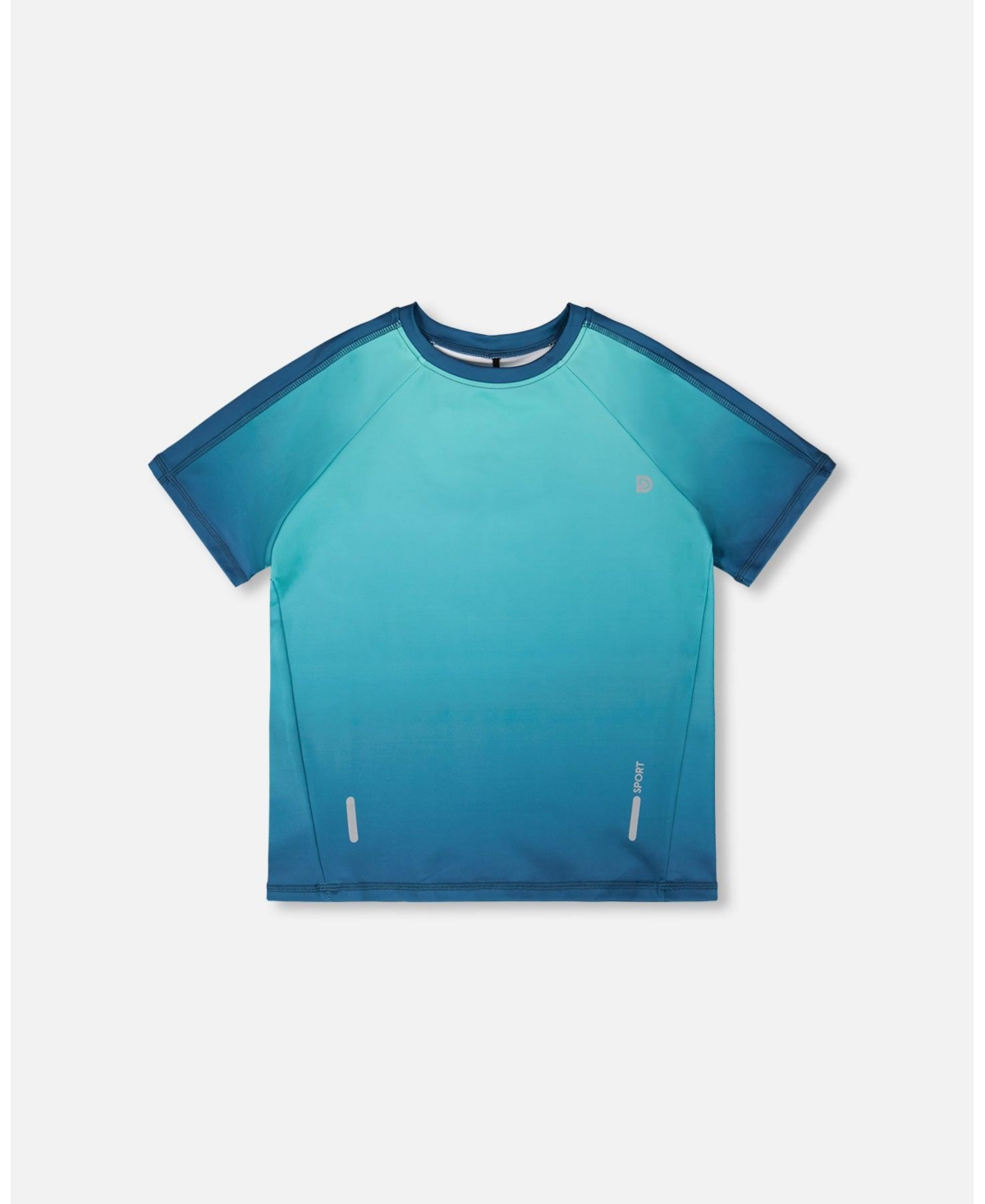 Deux par Deux Boys Short Sleeve Athletic Top in Polyester