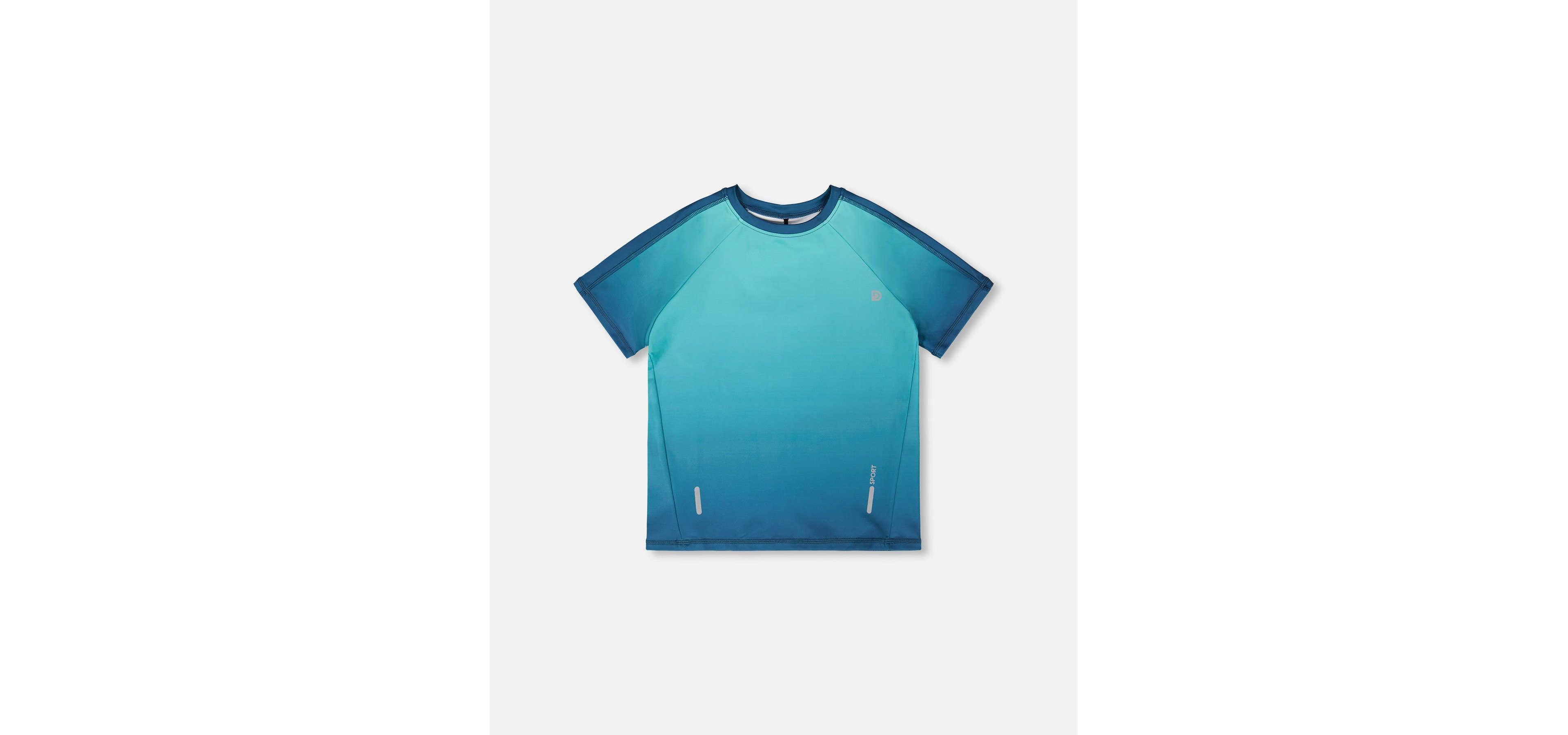 Deux par Deux Boys Short Sleeve Athletic Top in Polyester