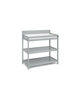 Modern Changing Table Finish with Two Shelves and 4 Side Safety Rails JPMA Certified