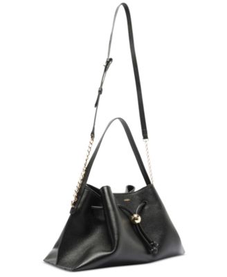 Alba Snap Button Small Shoulder Bag