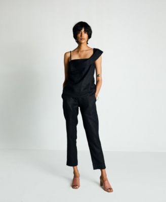 Women's The Wandering Wave top Black