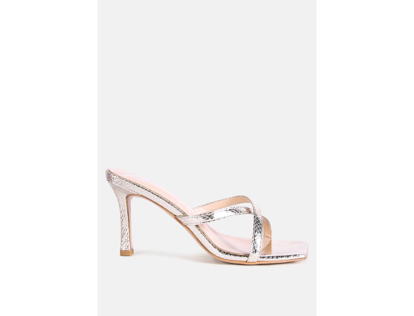 Женские сандалии London Rag Muriel Cross Strap Slip On, цвет: Чёрный — фото 7