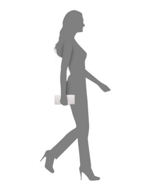 Unique Chiffon Twist Crystal Small Clutch Handbag