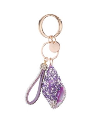 Crystal Cultivated Pearl Conch Shell Bag Charm