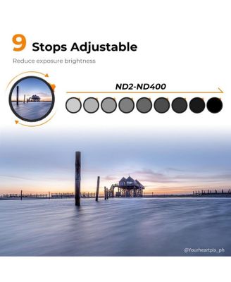 82mm Nano-Xcel Series ND2-400 1-9 Stop Multi-Coated VND Filter